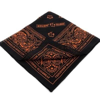 Custom double-sided bandana printed crisp on both front and back