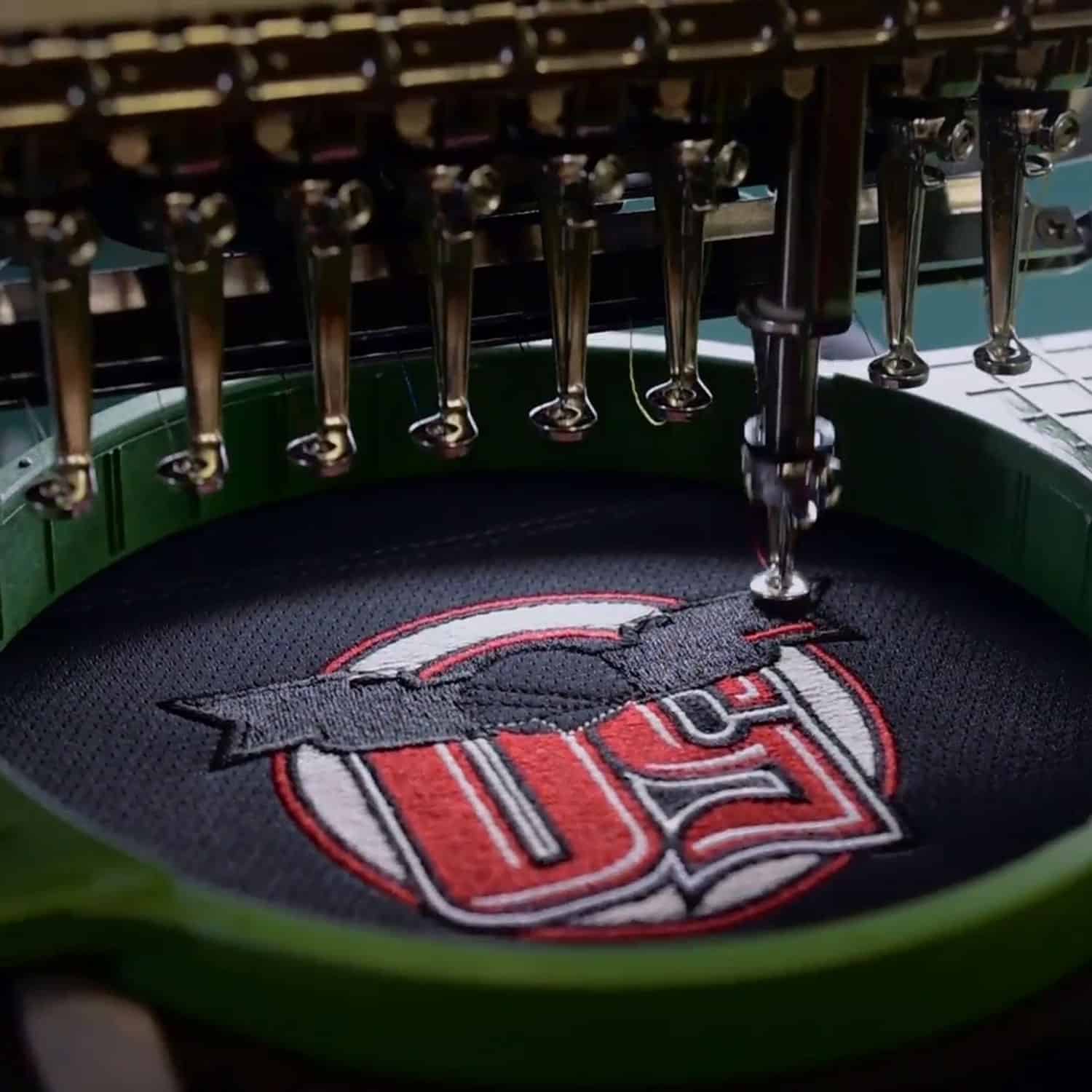 Custom embroidered branded polo by Printology
