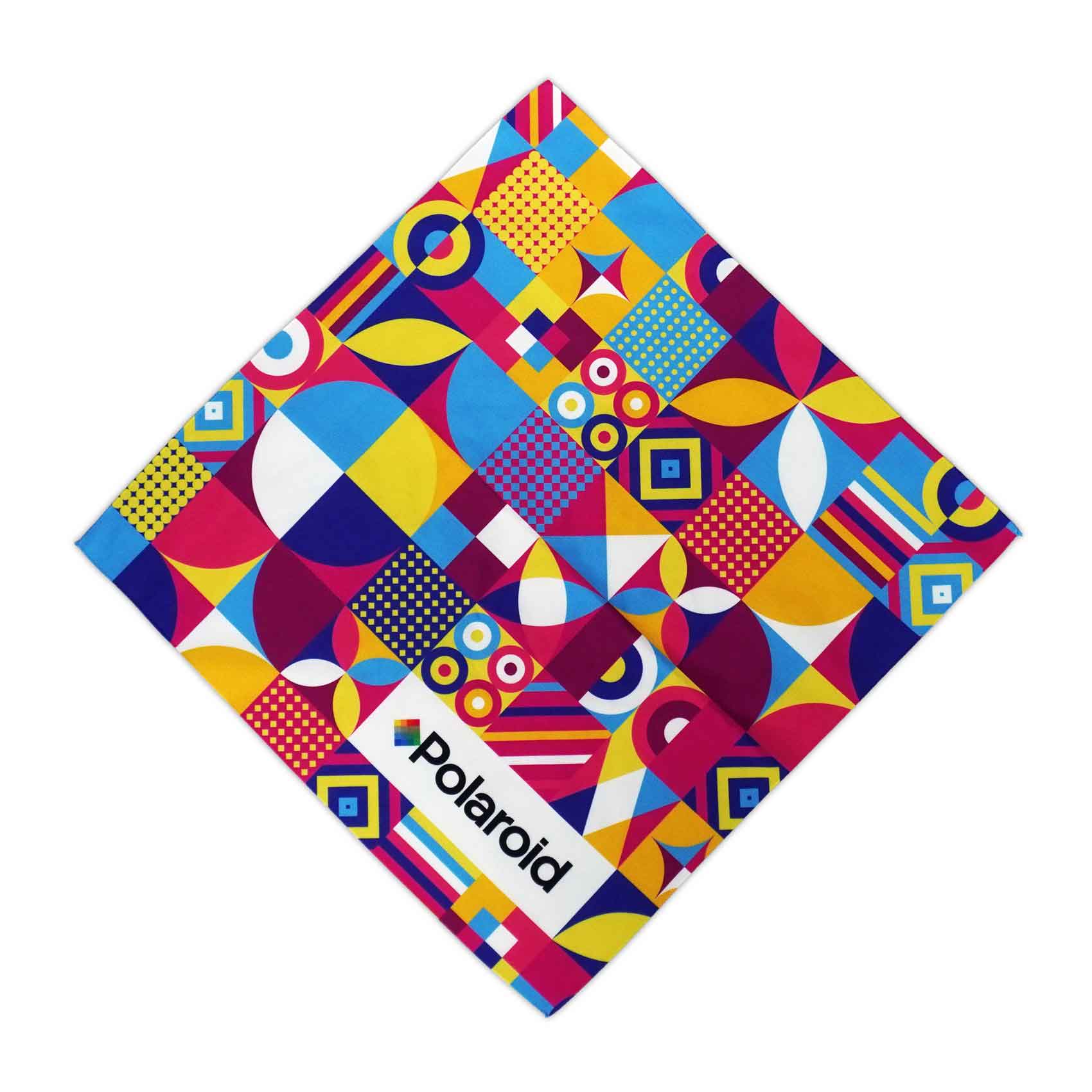All-over dye-sublimated custom bandana