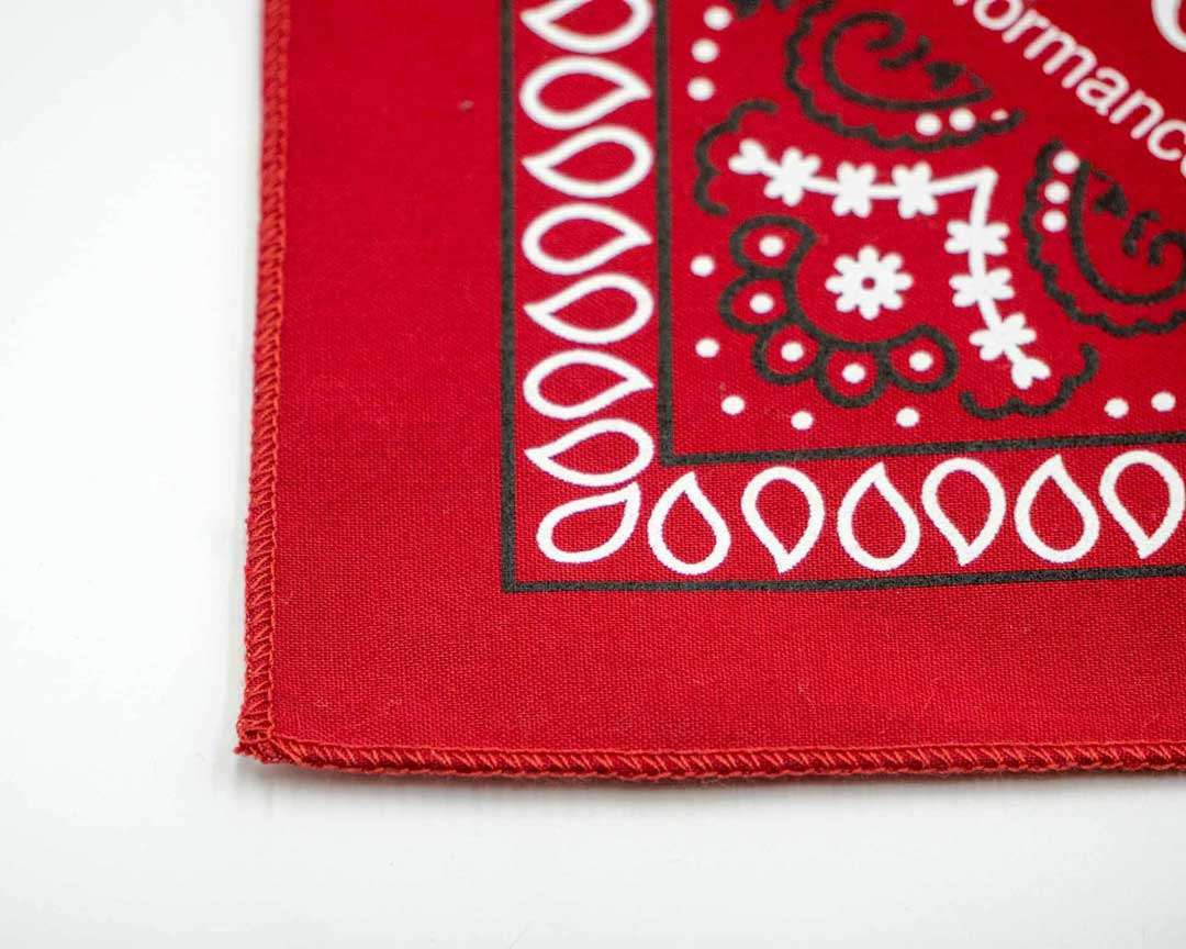 Custom printed bandana made at Printology's San Diego production hub