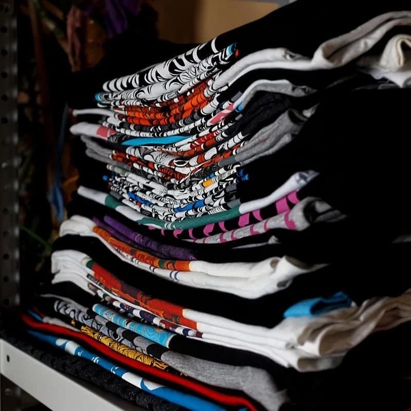 Custom screen-printed tees